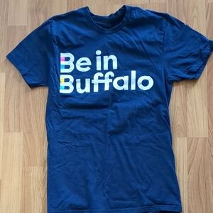 Blue 'Be in Buffalo' T-Shirt